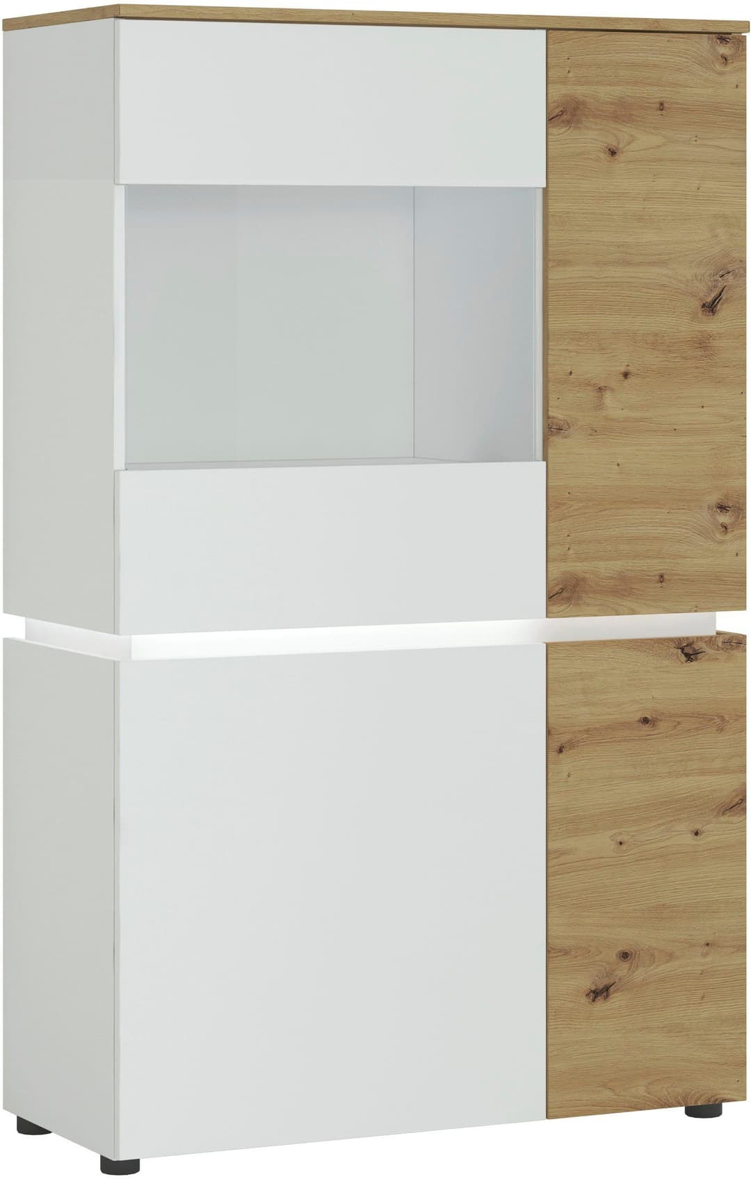 Home affaire Vitrine Luci | Holztöne