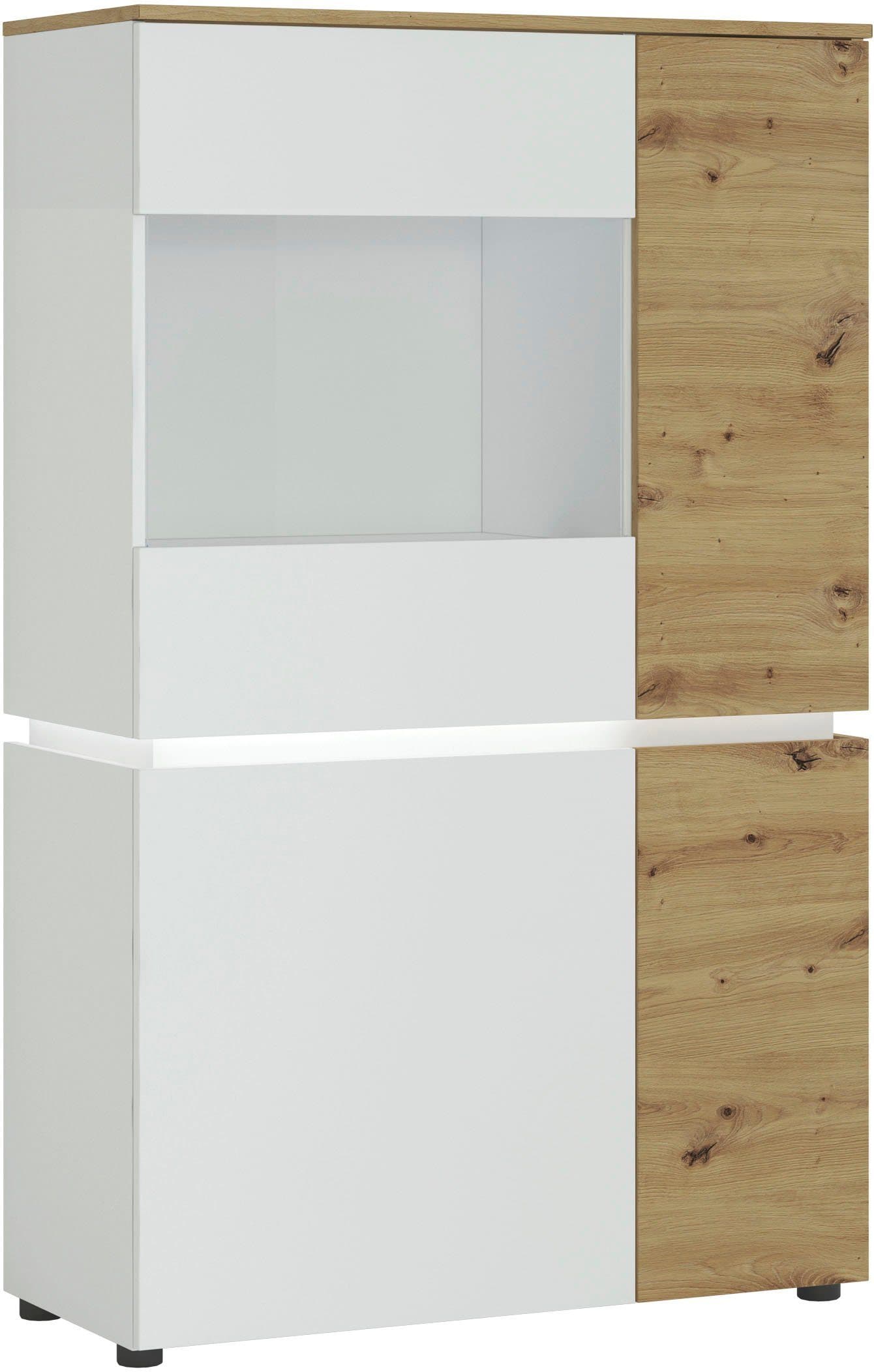 Home affaire Vitrine Luci | Holztöne