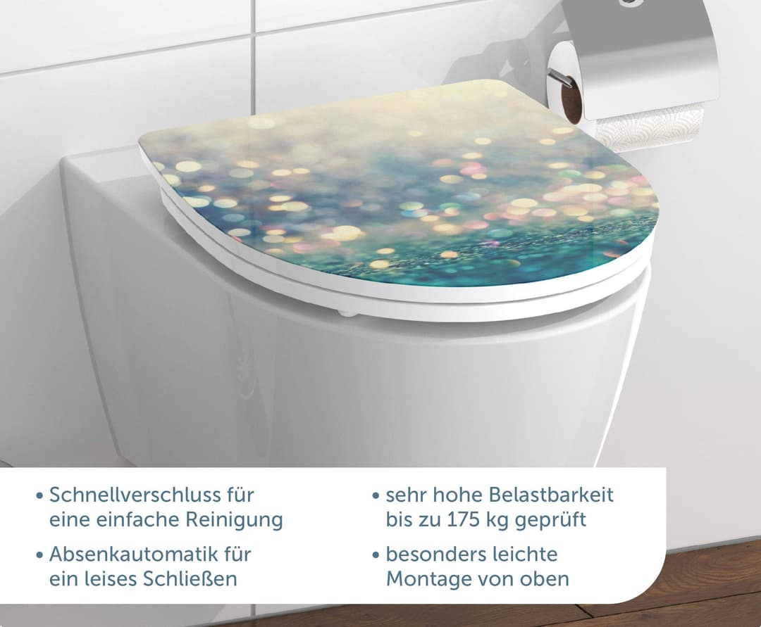 Schütte Magic Light WC-Sitz | Mehrfarbig