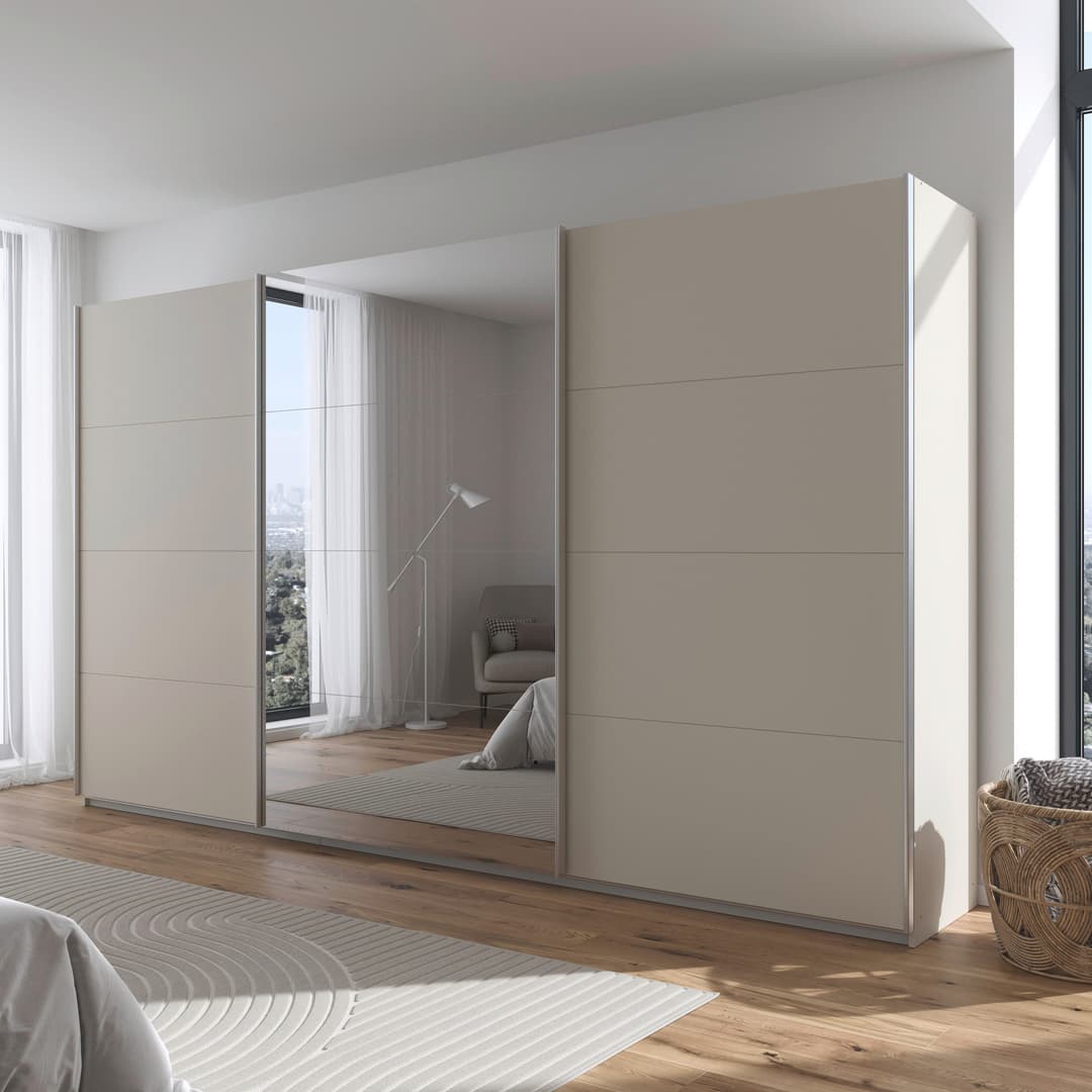 OTTO home Schwebetürenschrank AGORDO | Beige