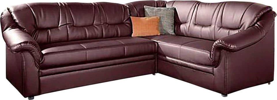 DOMO collection Ecksofa Montana | Rot