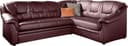 DOMO collection Ecksofa Montana | Rot