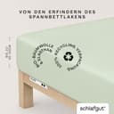 Schlafgut Spannbettlaken PURE | Grün
