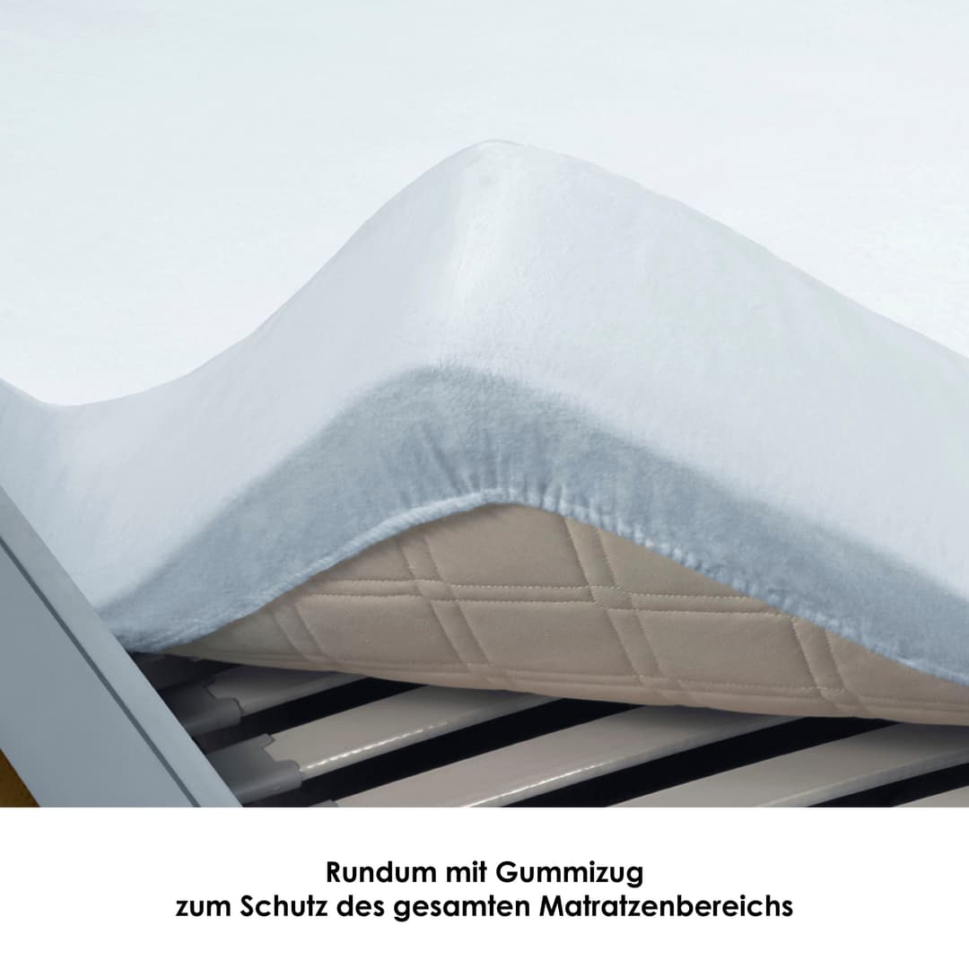 SETEX Matratzenauflage Molton-Köper | Weiß