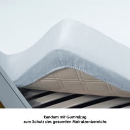 SETEX Matratzenauflage Molton-Köper | Weiß