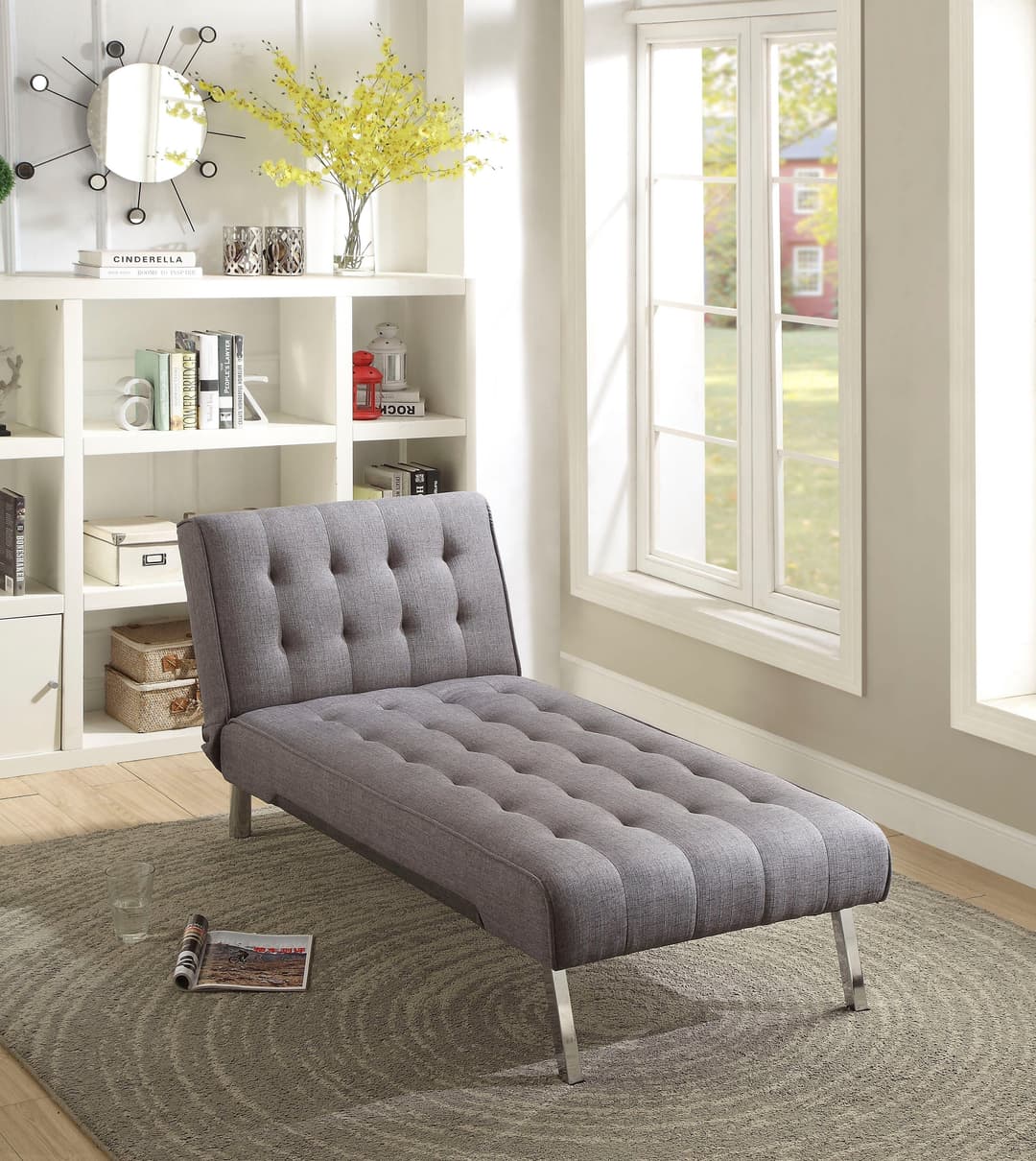 ATLANTIC home collection Relaxliege Pierre | Grau