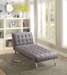 ATLANTIC home collection Relaxliege Pierre | Grau