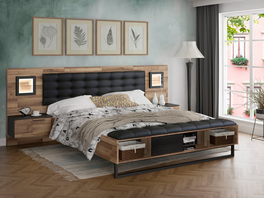 FORTE Bettanlage Jakobina | Holztöne