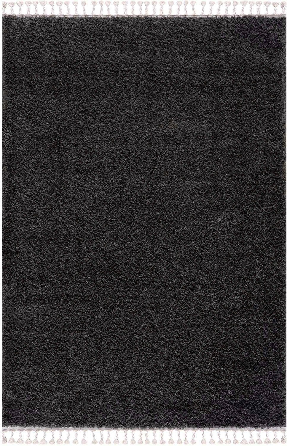 Carpet City Hochflor-Teppich Pulpy 100 | Grau
