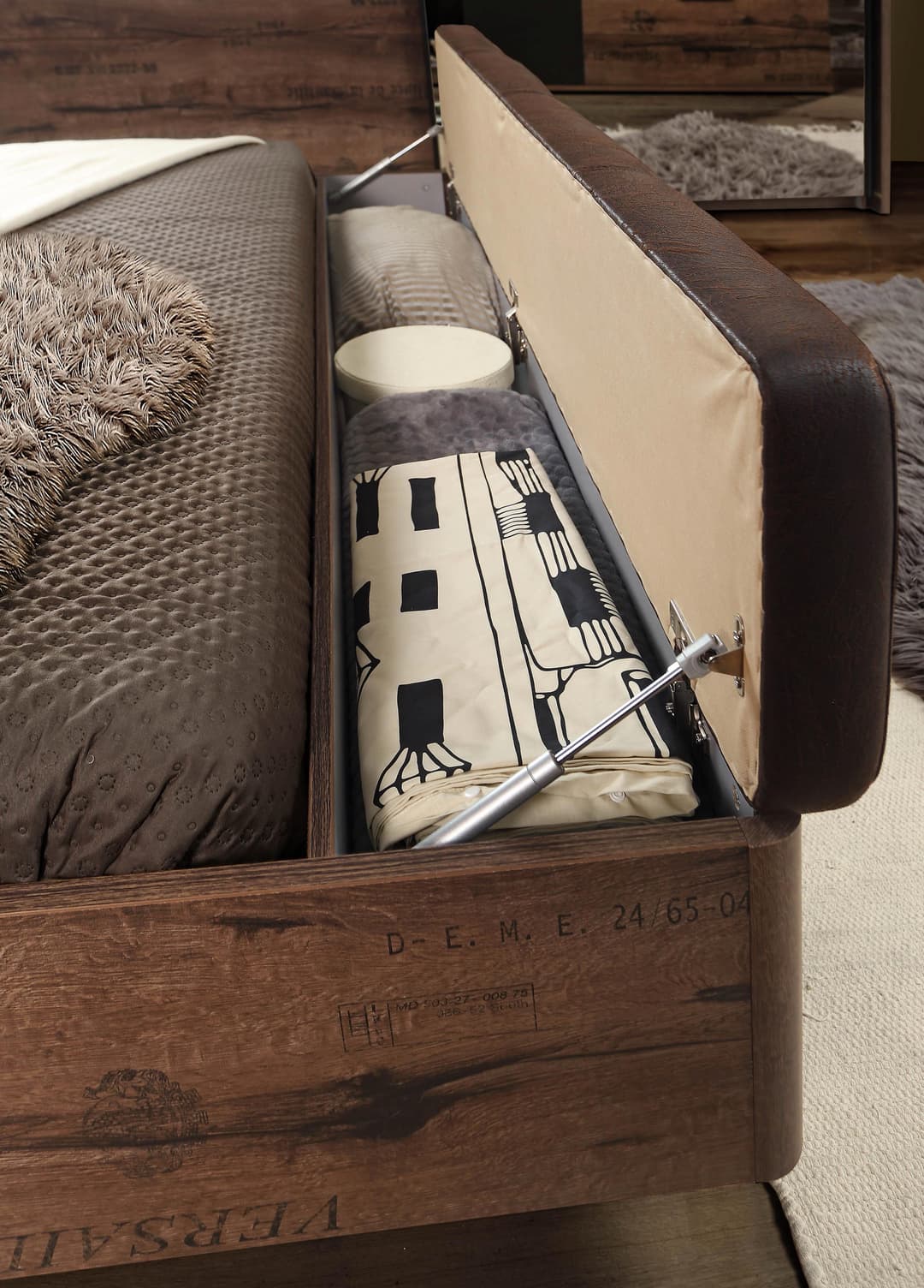 FORTE Bett Jacky | Braun