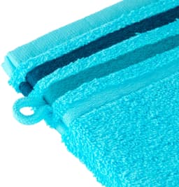 Schiesser Waschhandschuh Skyline Color | Türkis
