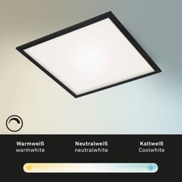 Briloner Leuchten CCT LED Panel | Schwarz