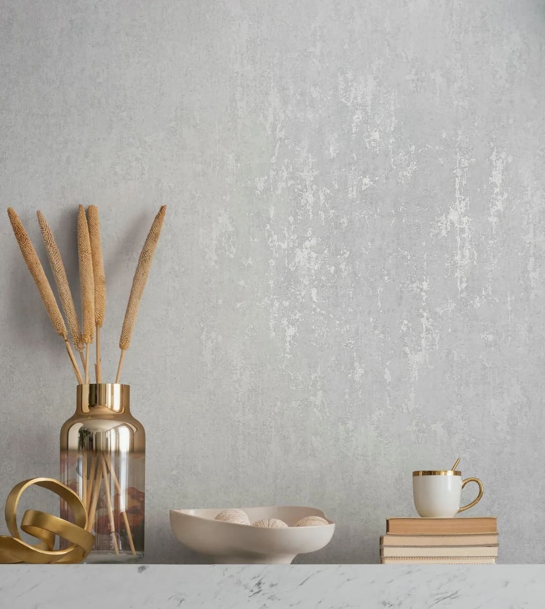 Marburg Calm Concrete Vliestapete | Grau
