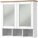 welltime Spiegelschrank Landhaus Sylt | Weiß
