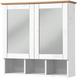 welltime Spiegelschrank Landhaus Sylt | Weiß