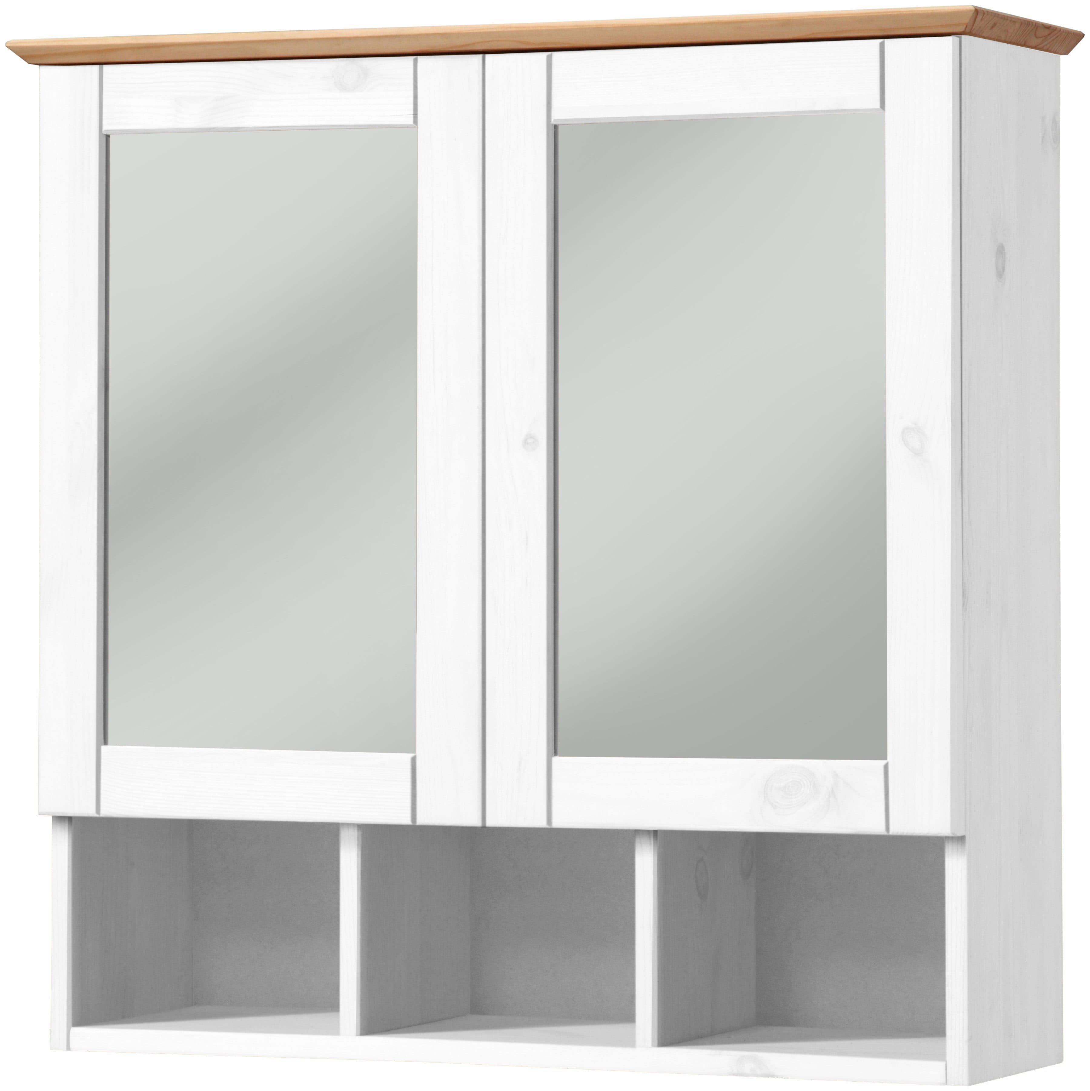 welltime Spiegelschrank Landhaus Sylt | Weiß