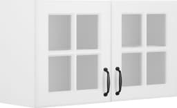 wiho Küchen Glashängeschrank Erla | Weiß