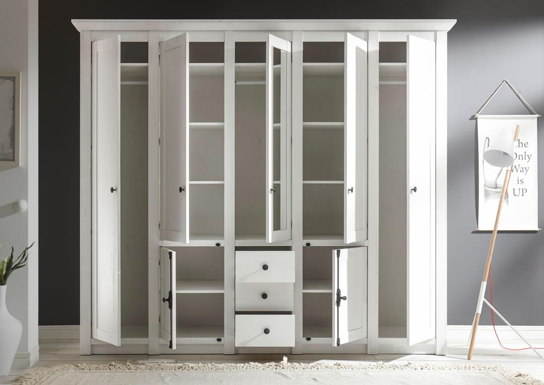 Home affaire Kleiderschrank California | Weiß