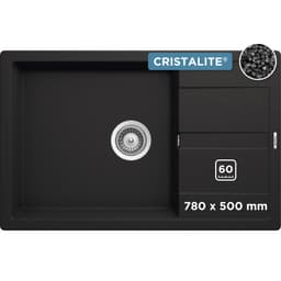 Schock Manhattan D-100LS Granitspüle | Schwarz