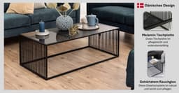 ACTONA GROUP Couchtisch Strington | Schwarz