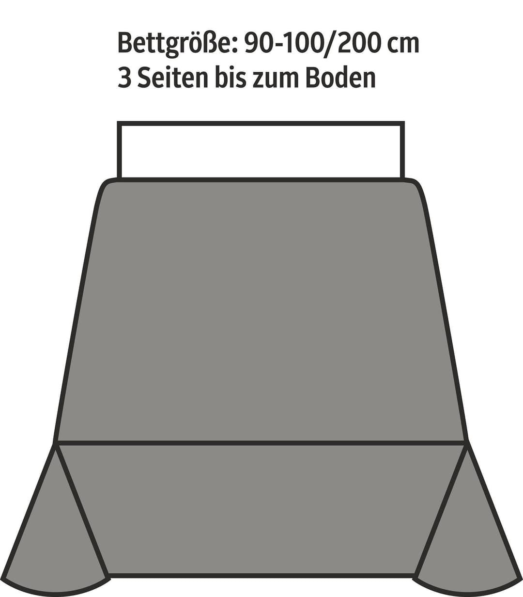 OTTO home Tagesdecke Mira | Grau