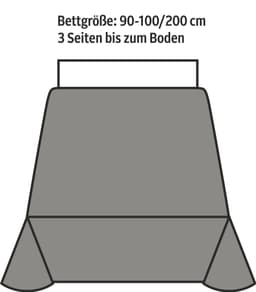 OTTO home Tagesdecke Mira | Grau