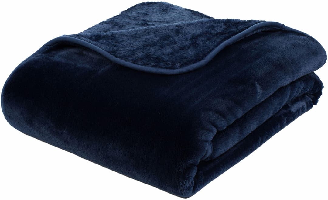 Wohndecke Premium Cashmere Feeling | Blau