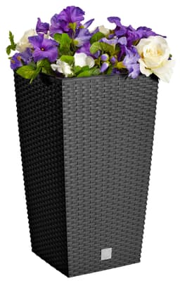 Prosperplast Rato Square Blumentopf | Schwarz