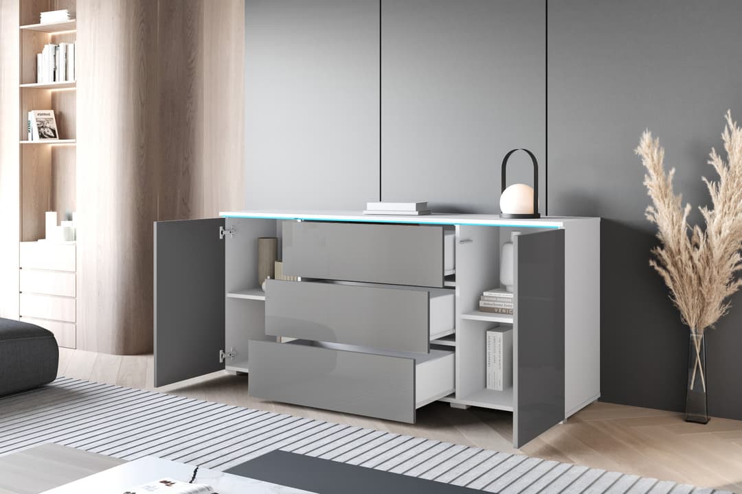 Home affaire Sideboard VERA | Grau