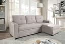 ATLANTIC home collection Ecksofa Gerrit L-Form | Beige