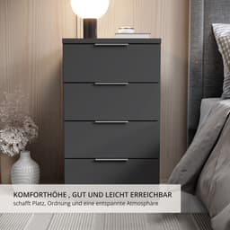 Schlafkontor Nachtkommode Smilla | Grau