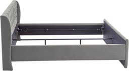 ATLANTIC home collection Polsterbett TAMINA | Grau
