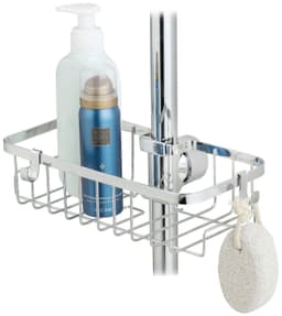 Wenko Duschstangencaddy Floresta Eckig | Silber