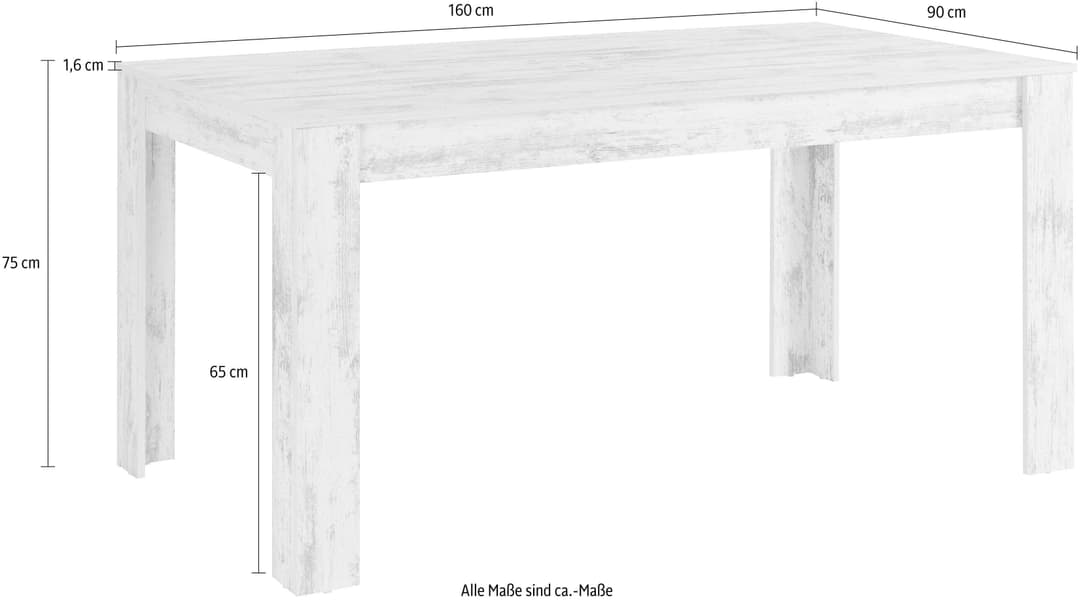 OTTO home Esstisch Meigh | Grau