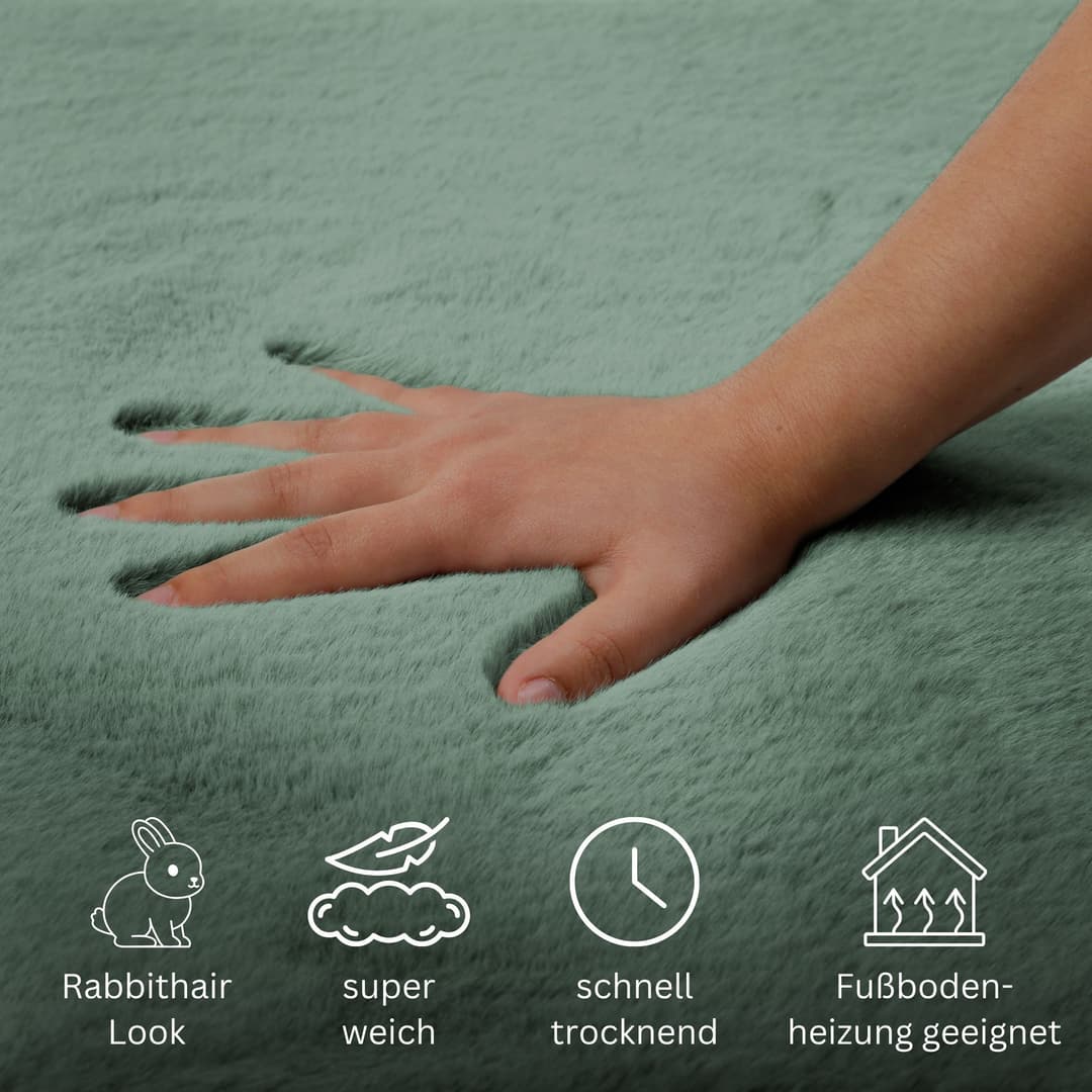 OTTO home Badematte Lennja | Grün