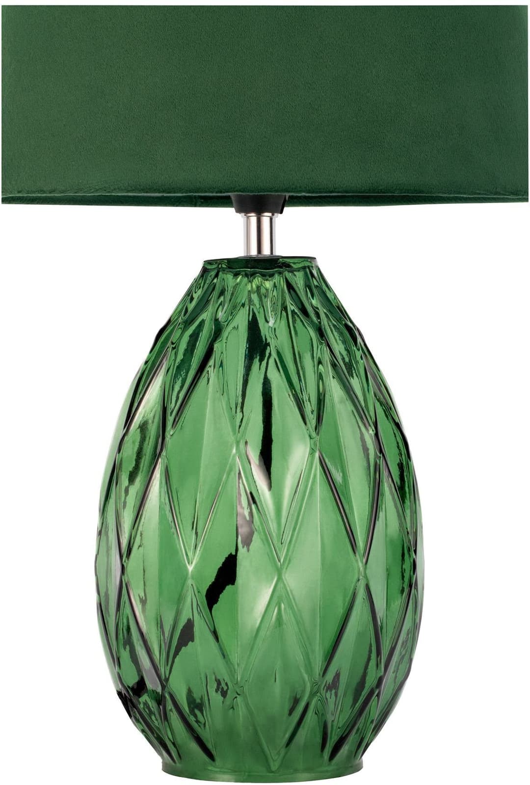 Pauleen Tischleuchte Crystal Velvet | Grün