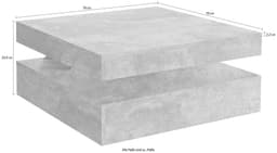 FORTE Couchtisch | Grau