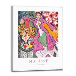 Reinders! Poster Matisse - Frau im lila Mantel | Mehrfarbig