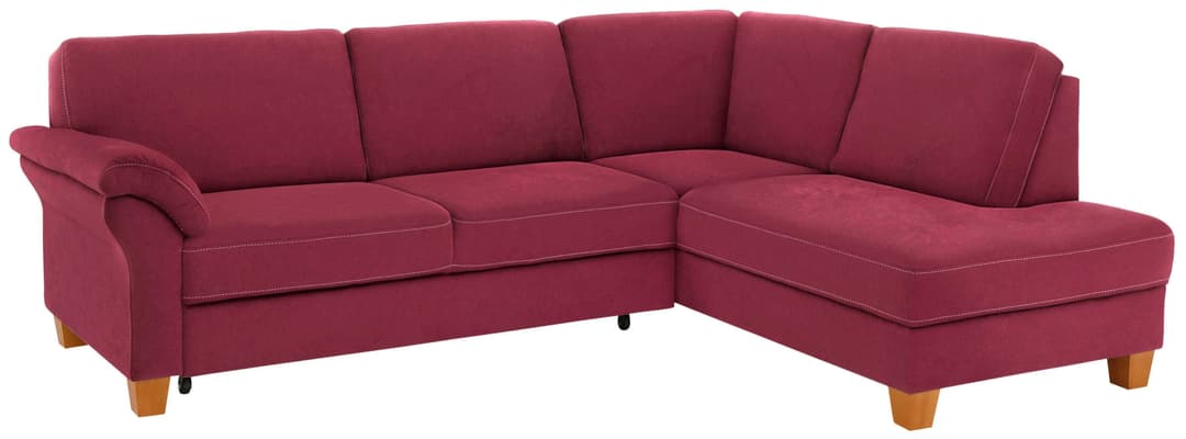 Home affaire Ecksofa Borkum L-Form | Rot