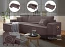 OTTO home Ecksofa CASSI | Braun 3