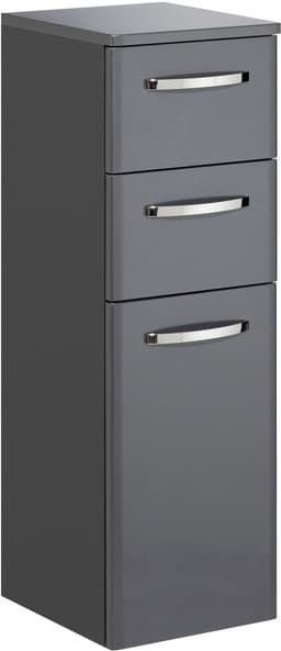 Saphir Quickset 327 Badmöbel-Set | Schwarz