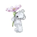 Swarovski Kris Bär mit Gänseblümchen | Mehrfarbig 3