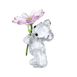 Swarovski Kris Bär mit Gänseblümchen | Mehrfarbig