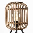 Brilliant Tischleuchte Woodrow | Braun 3