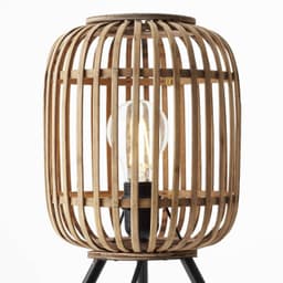 Brilliant Tischleuchte Woodrow | Braun