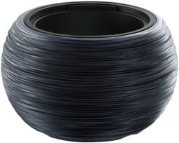 Prosperplast Blumentopf FURU BO | Schwarz