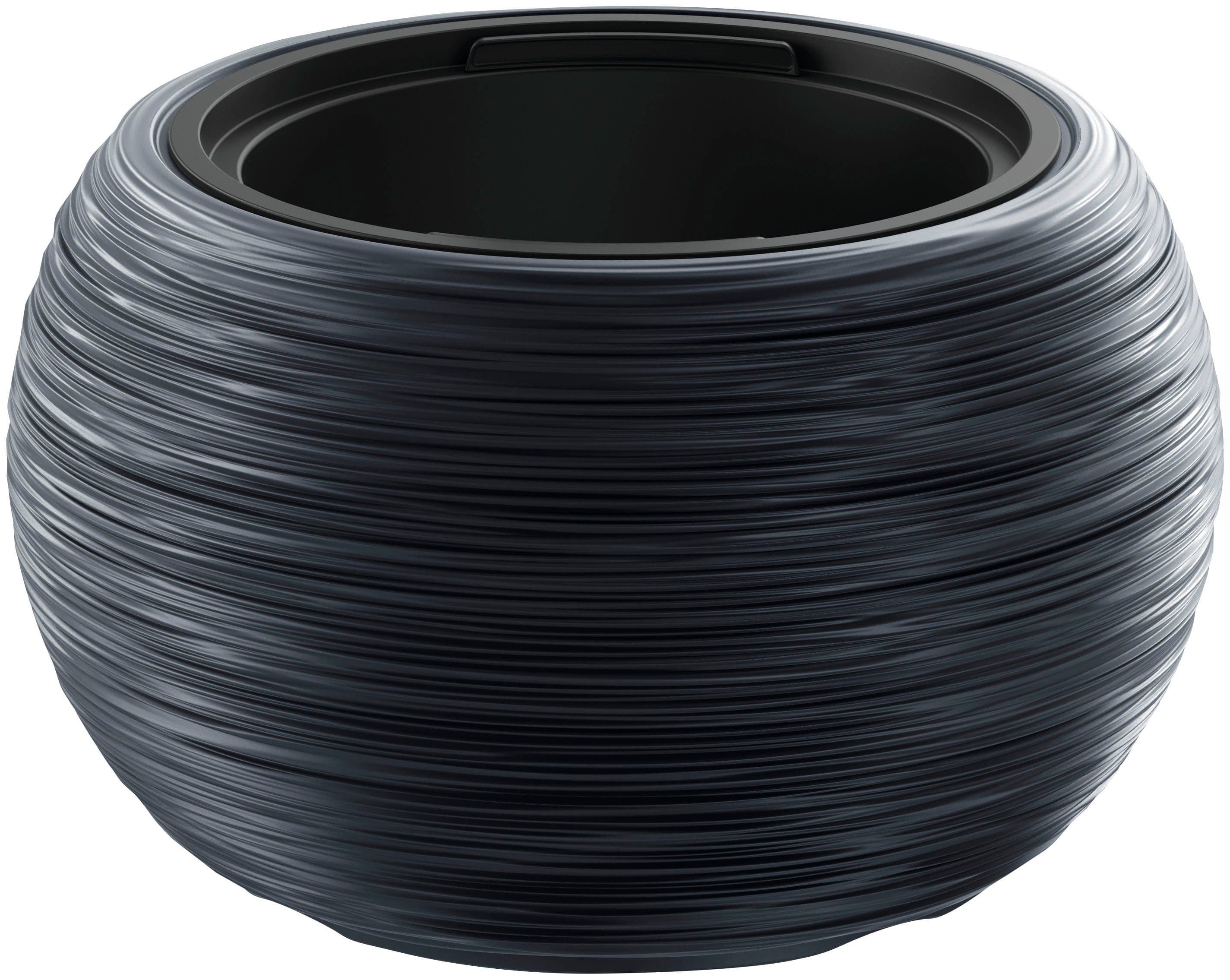 Prosperplast Blumentopf FURU BO | Schwarz