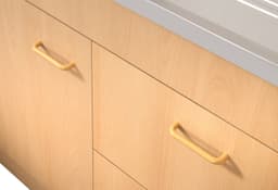 KOCHSTATION Spülenschrank KS-Elster Breite 100 cm | Holztöne