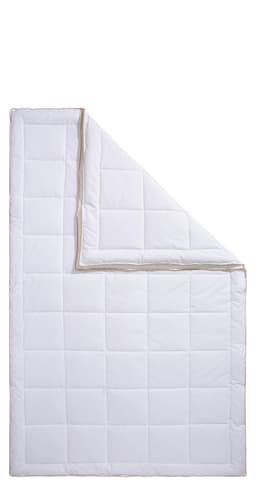 QUEENS TEXTILES Bettdecke Luxus | Weiß