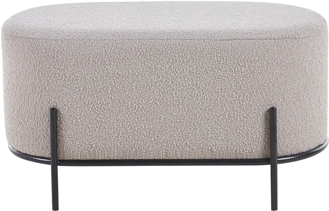 SalesFever Polsterhocker Komfortabler | Beige